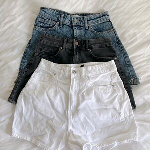 H&M denim mom shorts